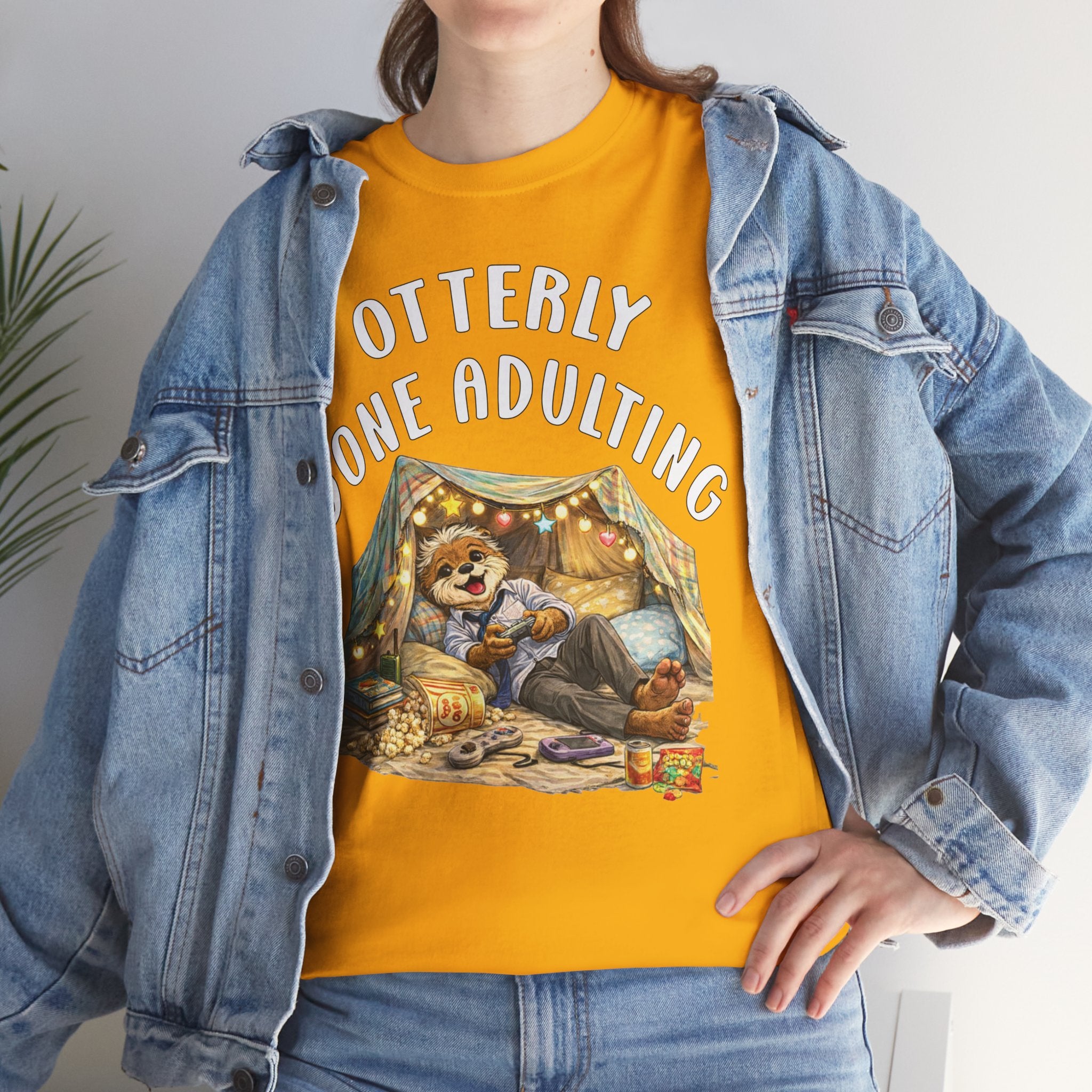 "Otterly Done Adulting" Dad Tee - Otter Series
