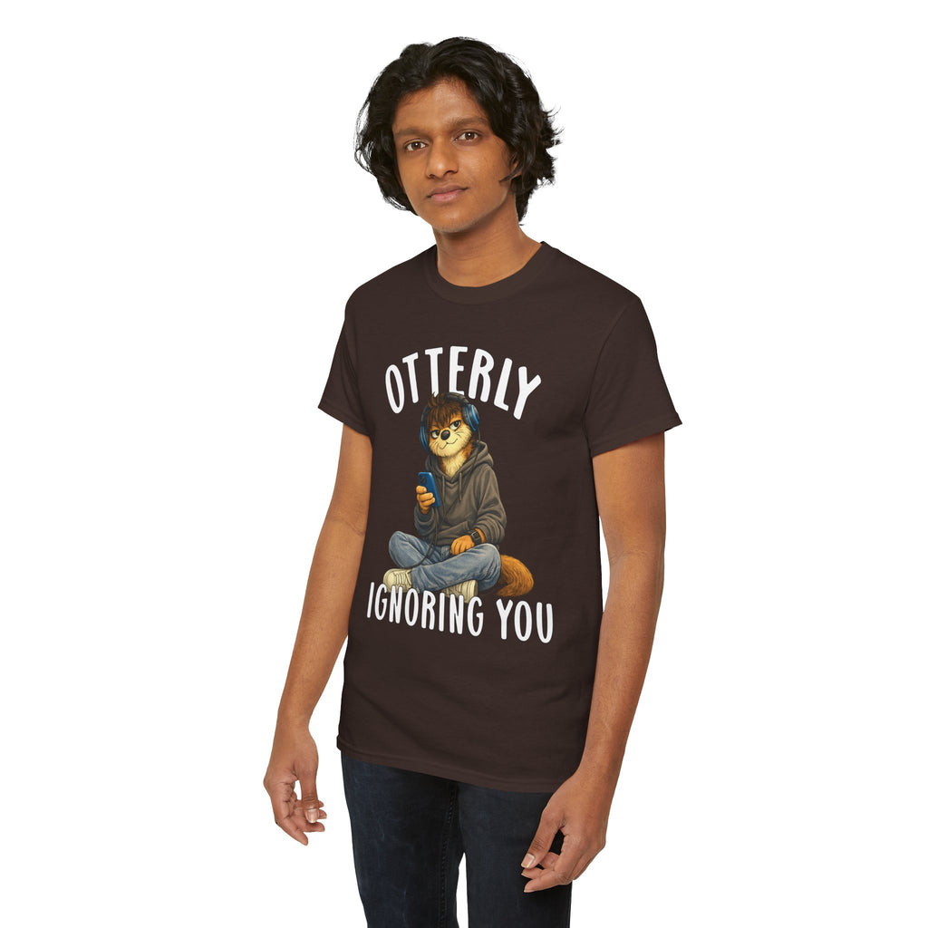 "Otterly Ignoring You" Teen Boy Tee - Otter Series