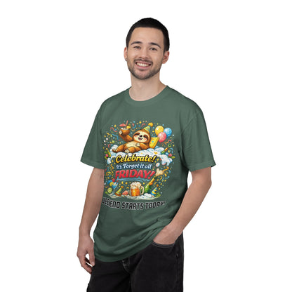 Friday - Procrastination Sloth Series T-shirt
