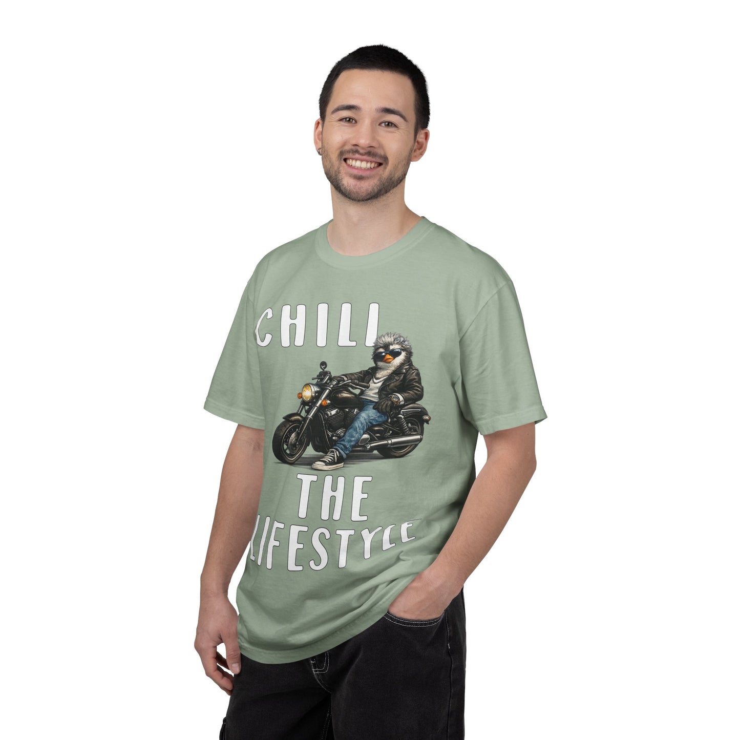 Chill The Lifestyle Grandpa T-shirt -  Penguin Series