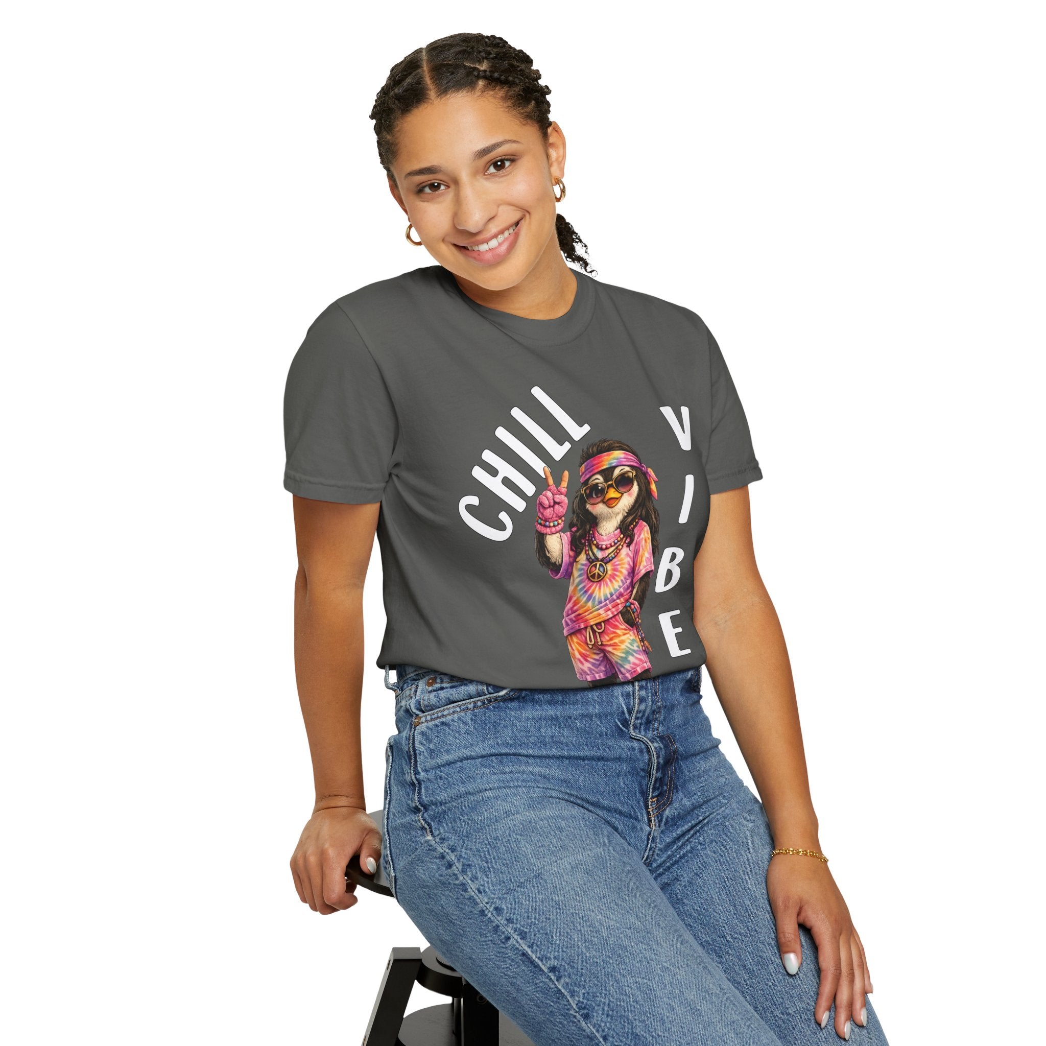 Chill Vibes Girl T-shirt - Penguin Series