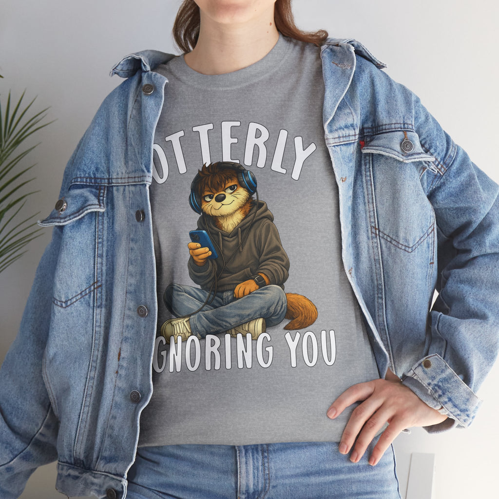 "Otterly Ignoring You" Teen Boy Tee - Otter Series