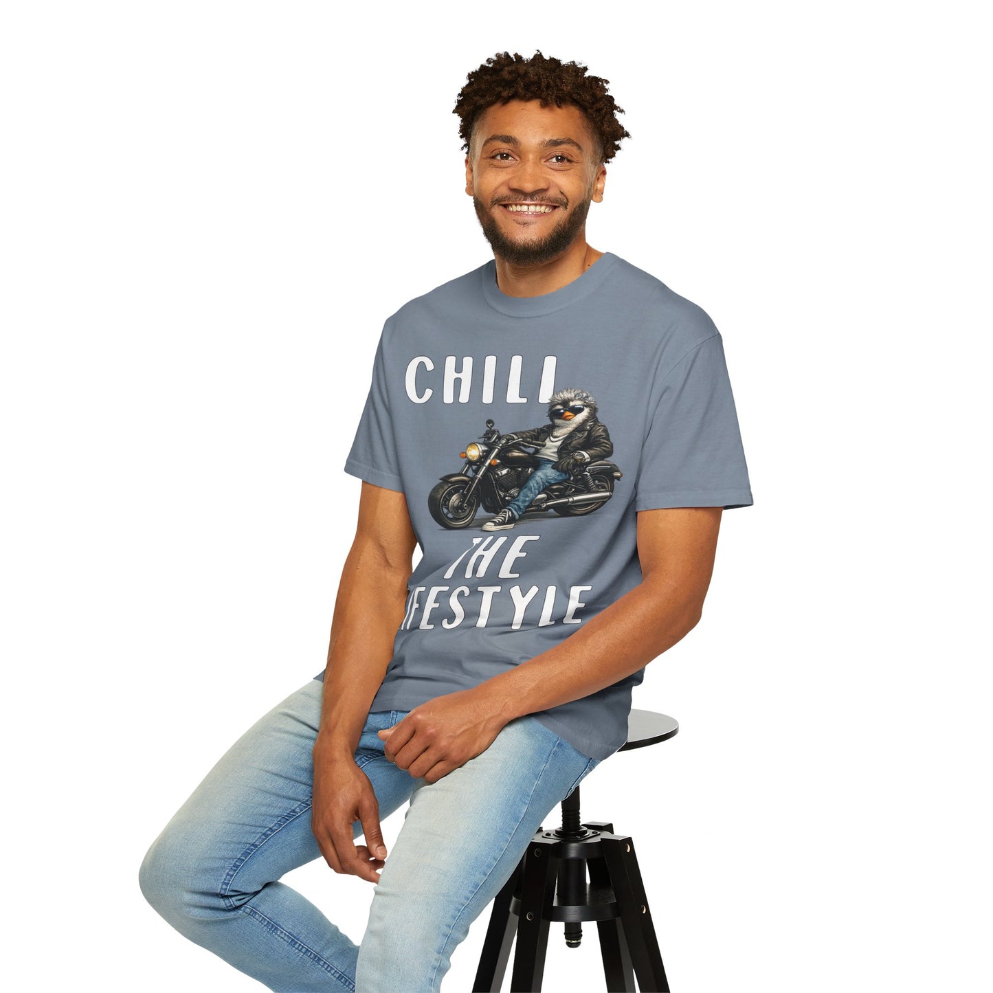 Chill The Lifestyle Grandpa T-shirt -  Penguin Series