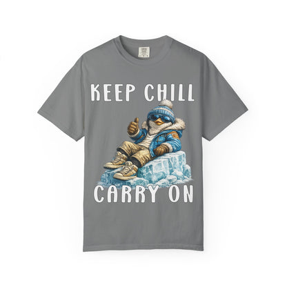 Keep Chill Carry On Boy T-shirt - Penguin Series