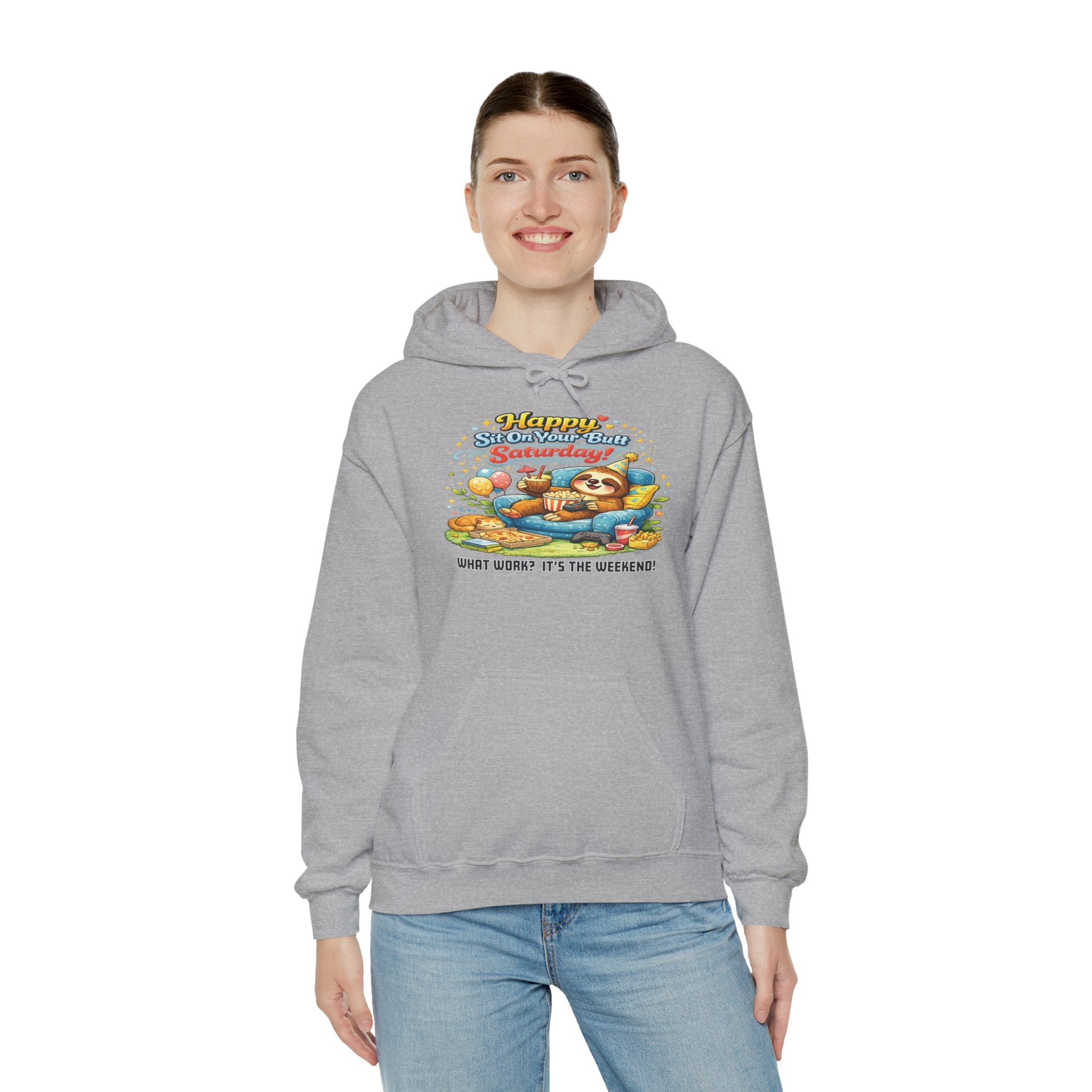 Saturday - Procrastination Sloth Series Hoodie