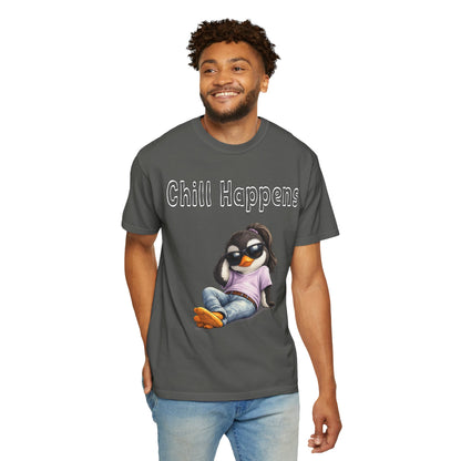 "Chill Happens" T-shirt Penguin Series