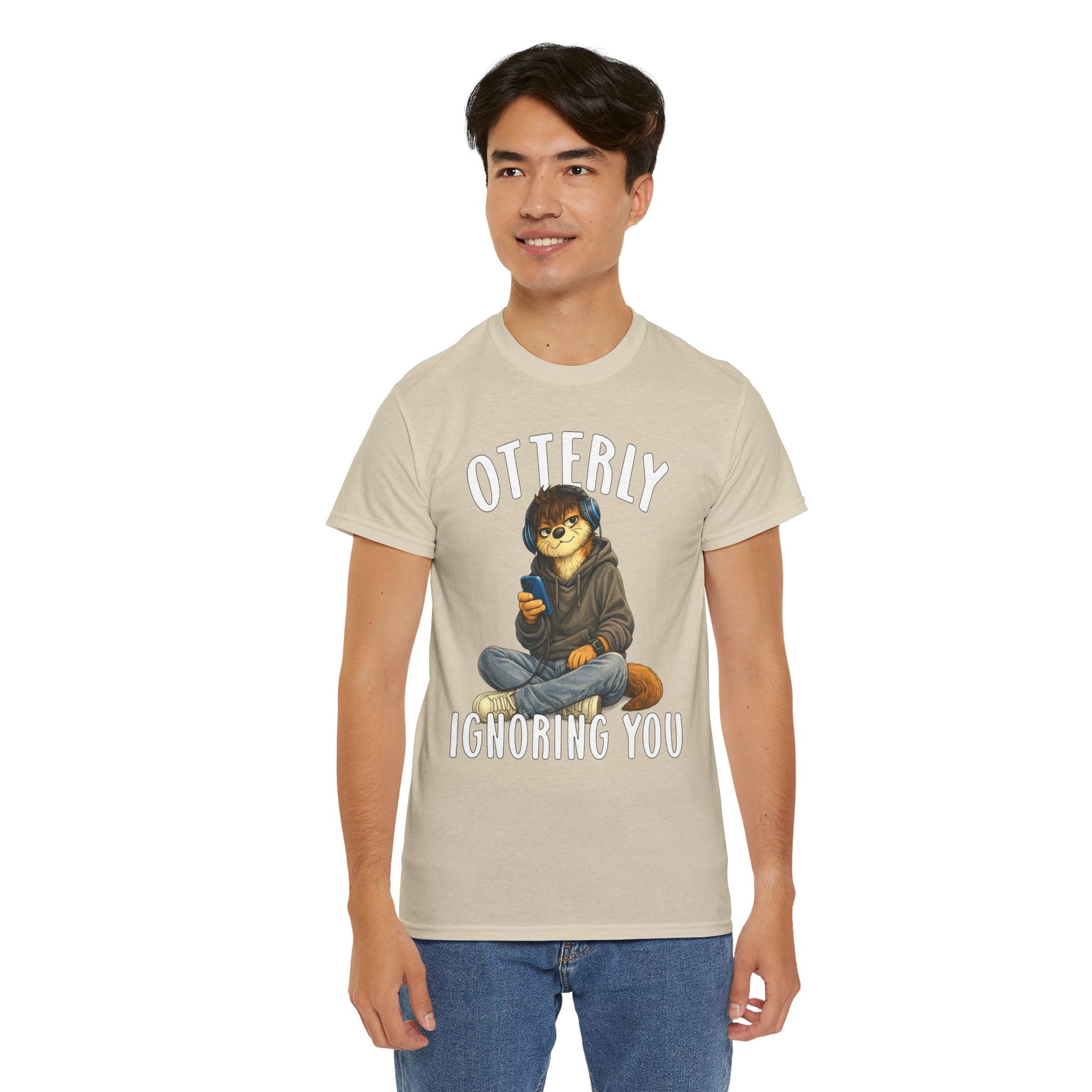 "Otterly Ignoring You" Teen Boy Tee - Otter Series