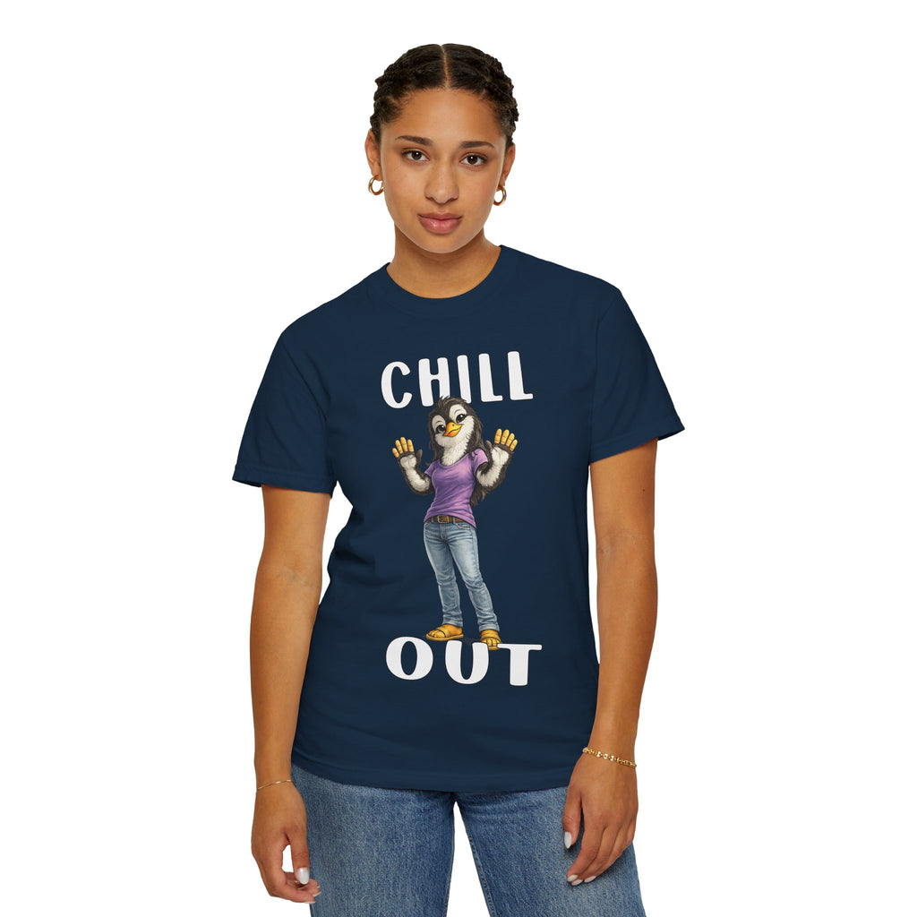Chill Out Girl T-shirt - Penguin Series