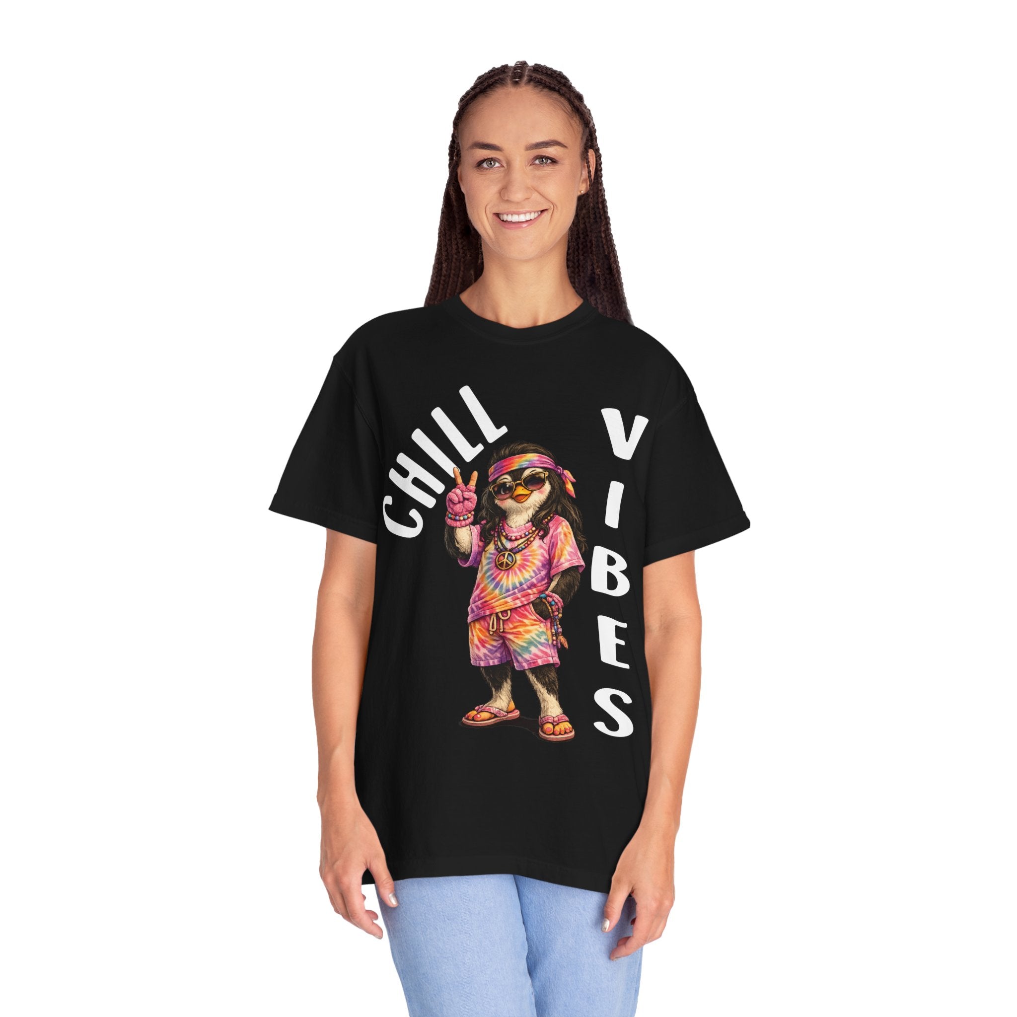Chill Vibes Girl T-shirt - Penguin Series