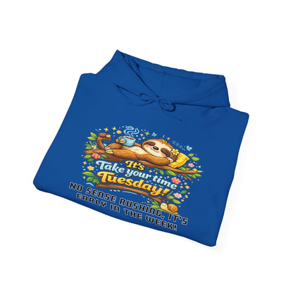 Tuesday - Procrastination Sloth Series Hoodie