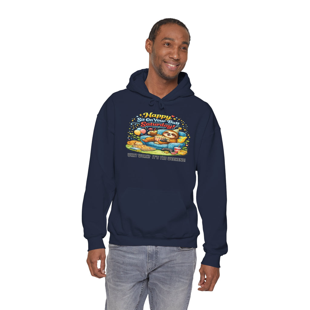 Saturday - Procrastination Sloth Series Hoodie