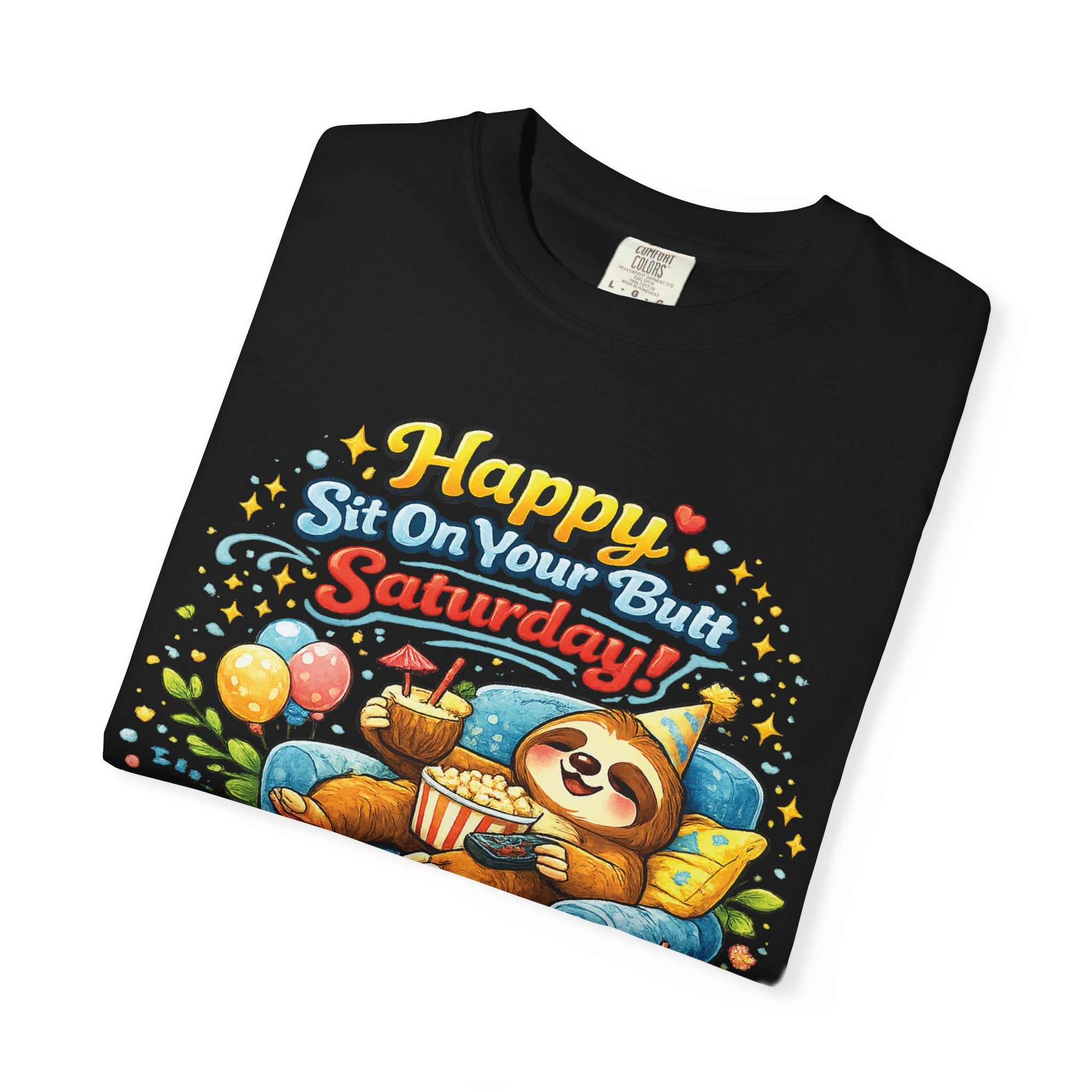 Saturday - Procrastination Sloth Series T-shirt