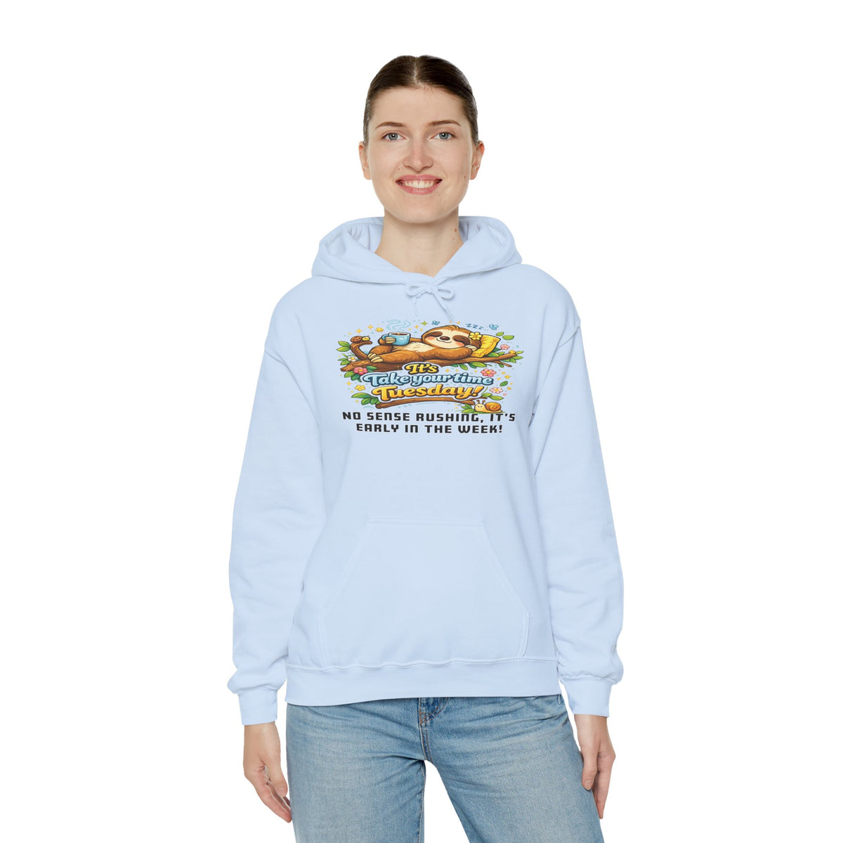 Tuesday - Procrastination Sloth Series Hoodie