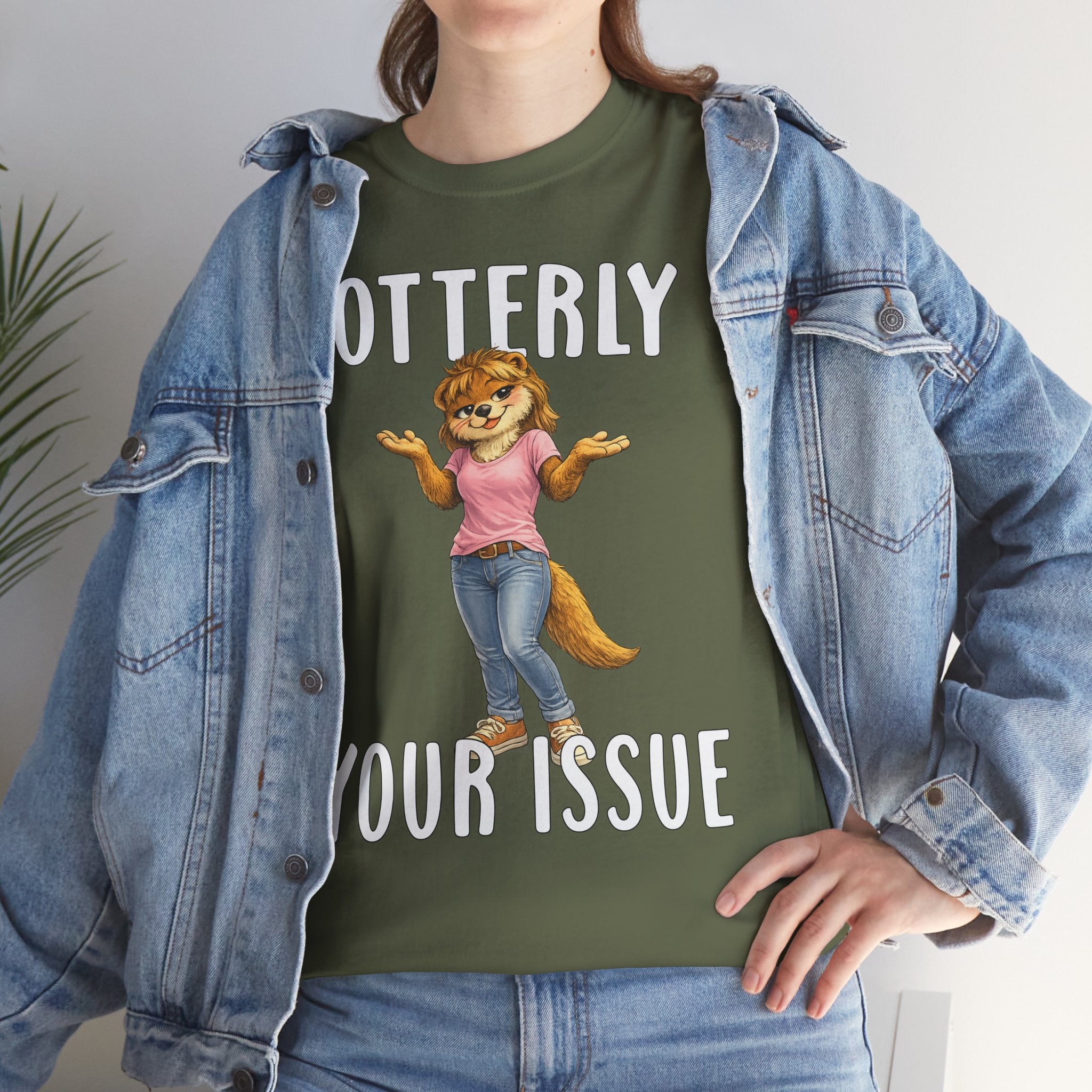 "Otterly Your Issue" Girl Tee - Otter Series