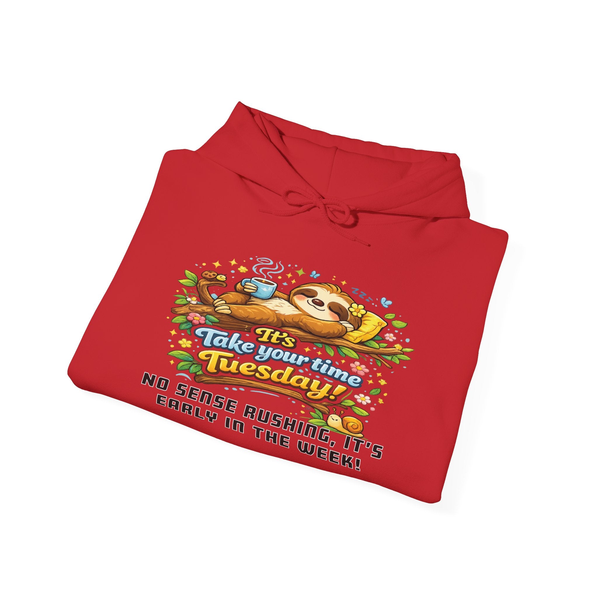 Tuesday - Procrastination Sloth Series Hoodie