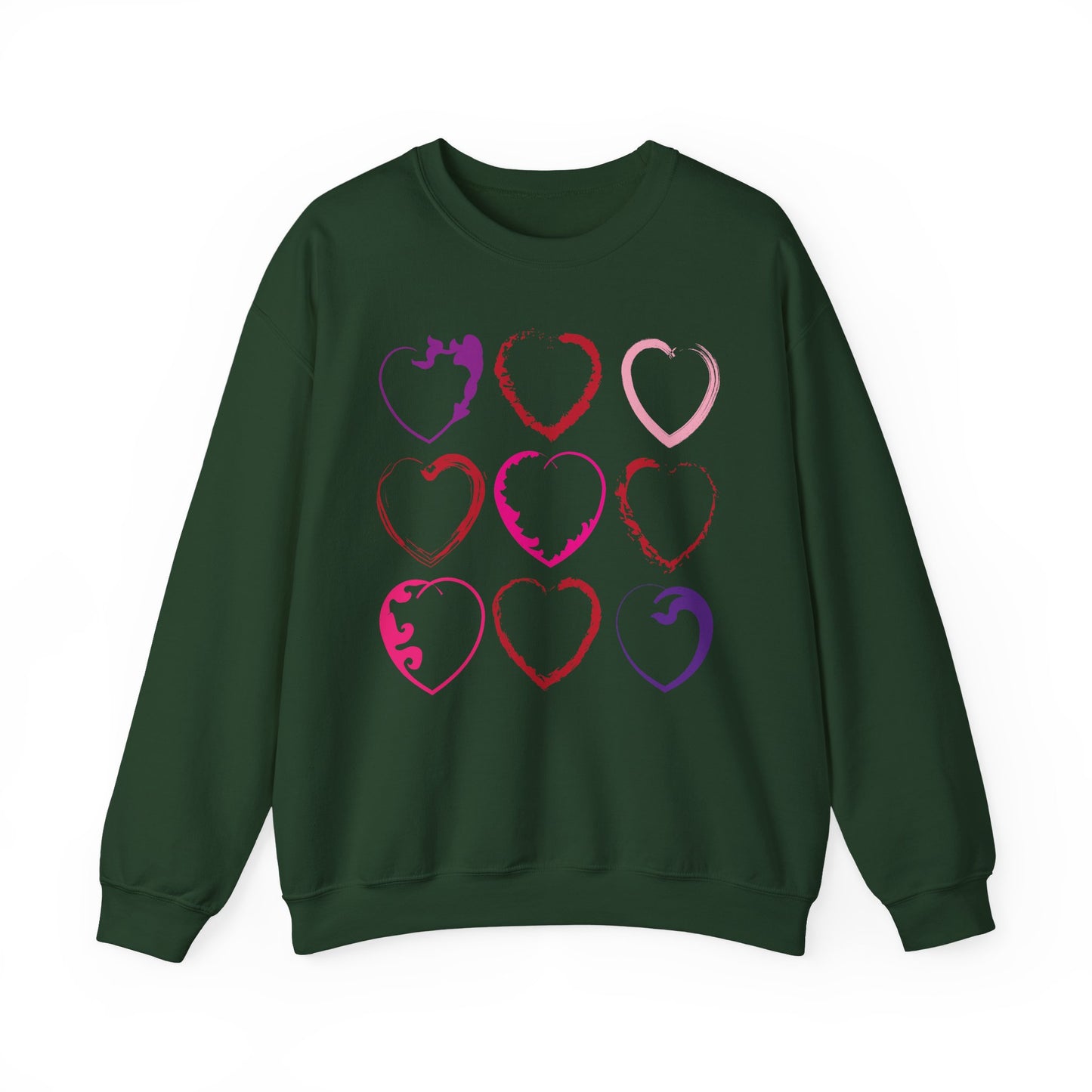 Nine Hearts Valentine's Day Sweatshirt