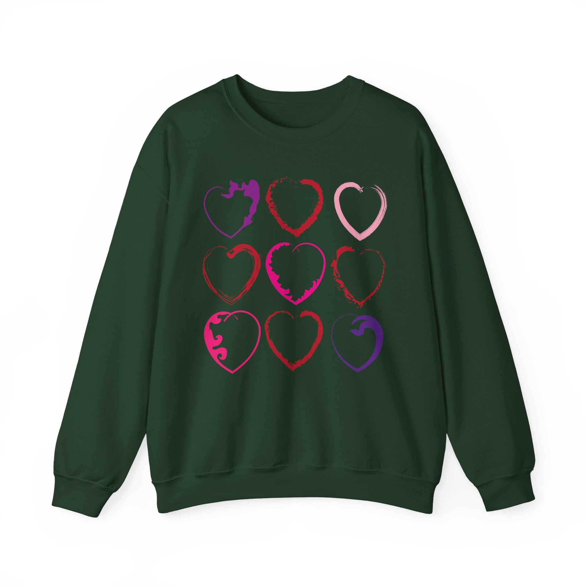 Nine Hearts Valentine's Day Sweatshirt