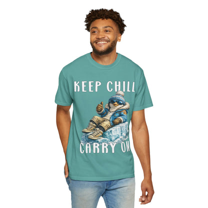 Keep Chill Carry On Boy T-shirt - Penguin Series