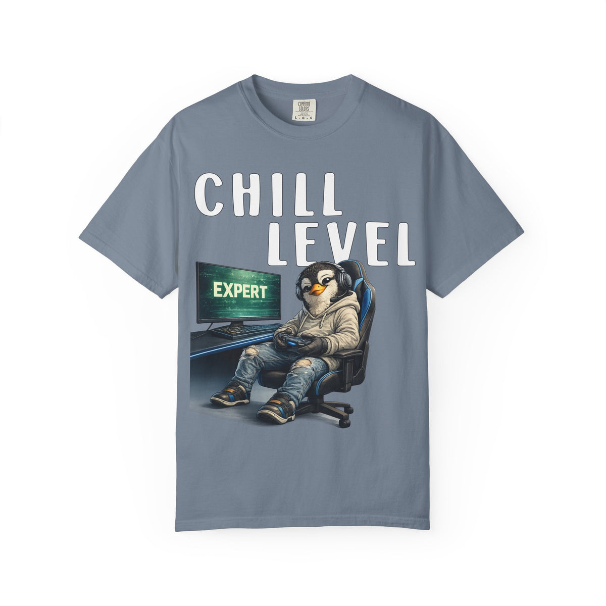 Chill Level Expert Boy T-shirt - Penguin Series