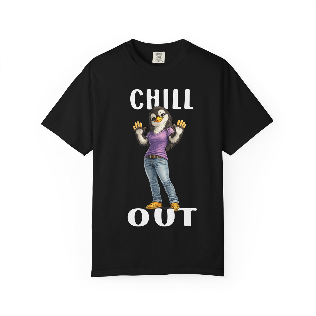 Chill Out Girl T-shirt - Penguin Series