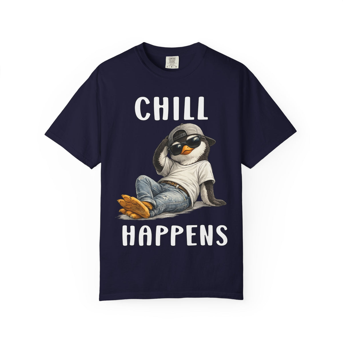 Chill Happens Boy T-shirt - Penguin Series