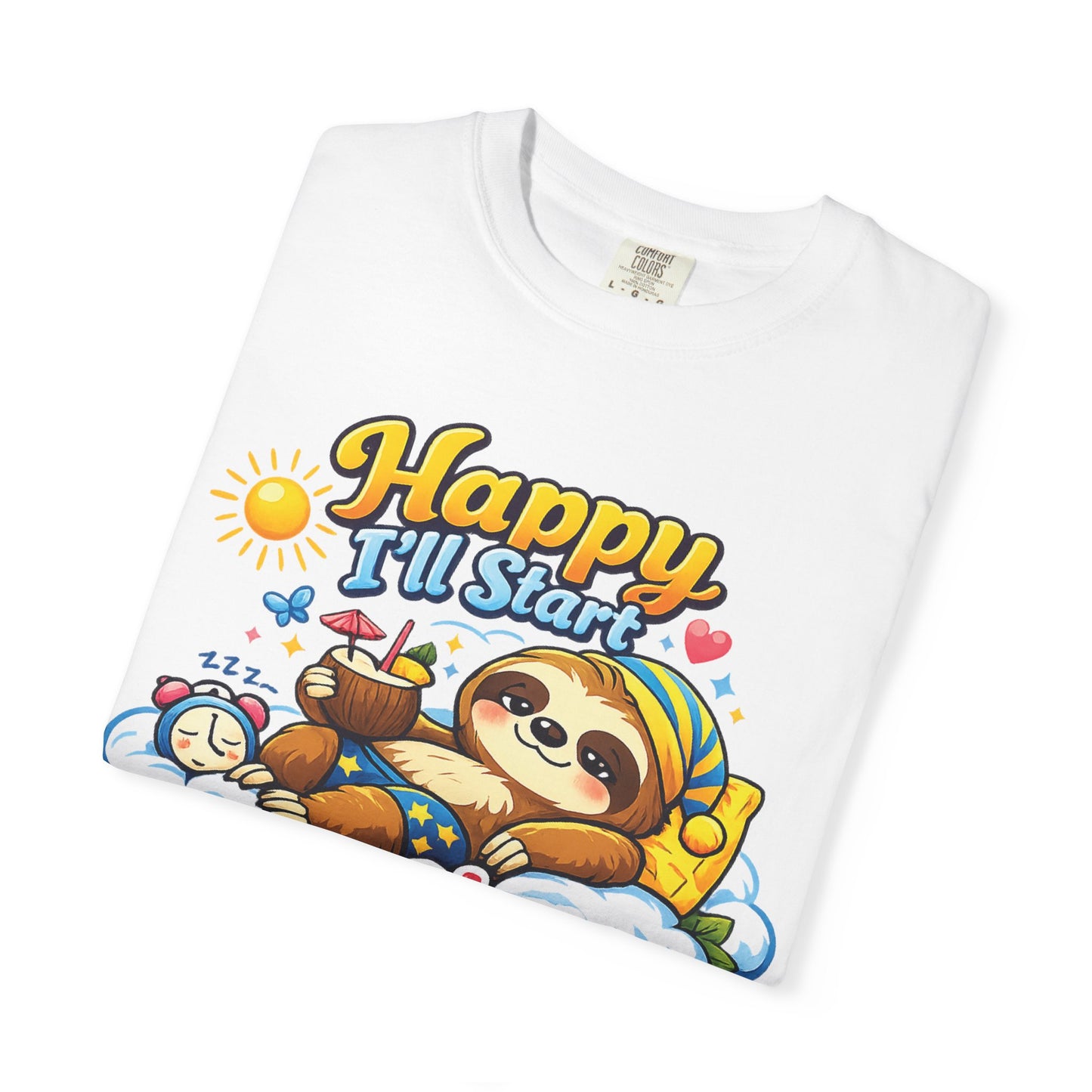 Sunday - Procrastination Sloth Series T-shirt