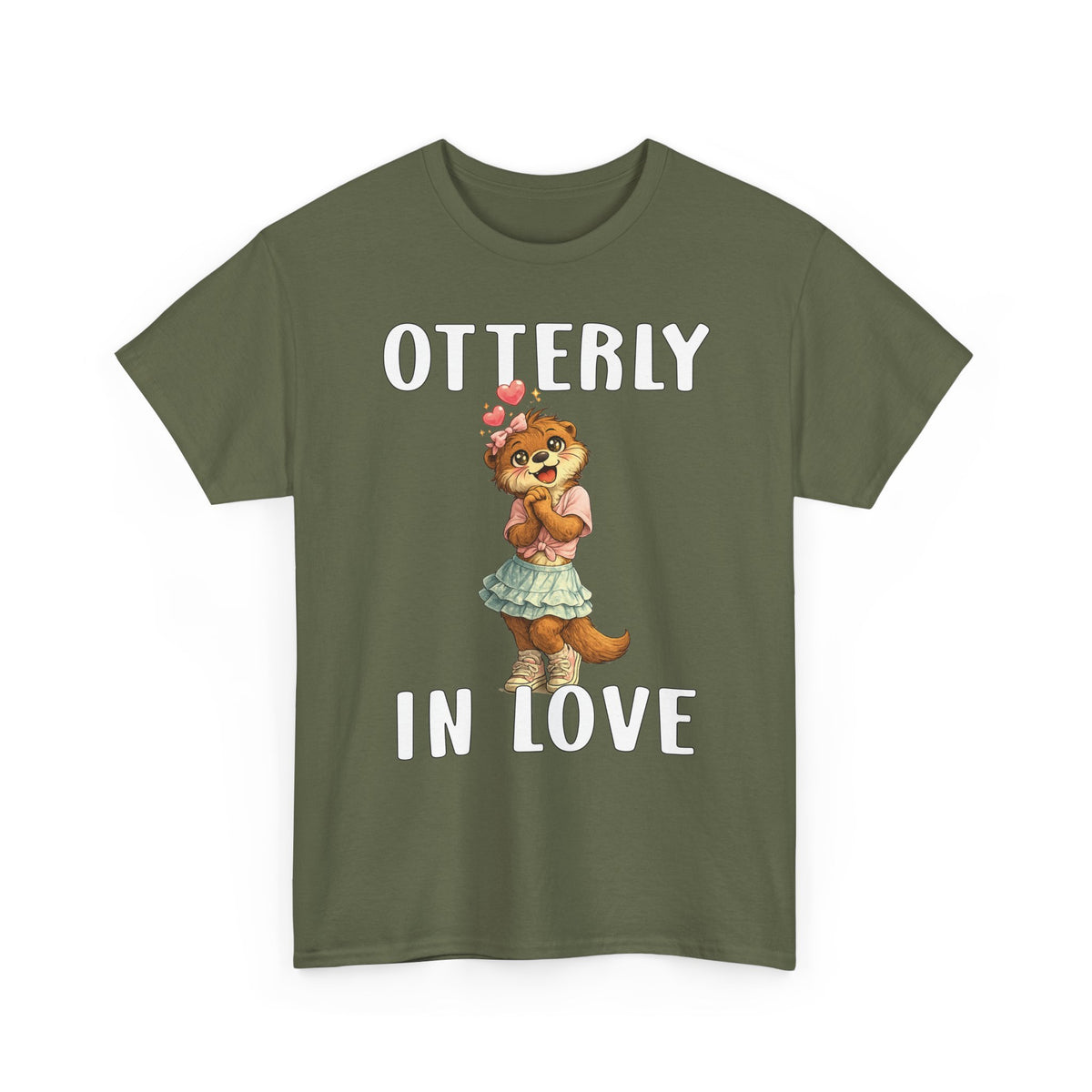"Otterly In Love" Girl Tee - Otter Series