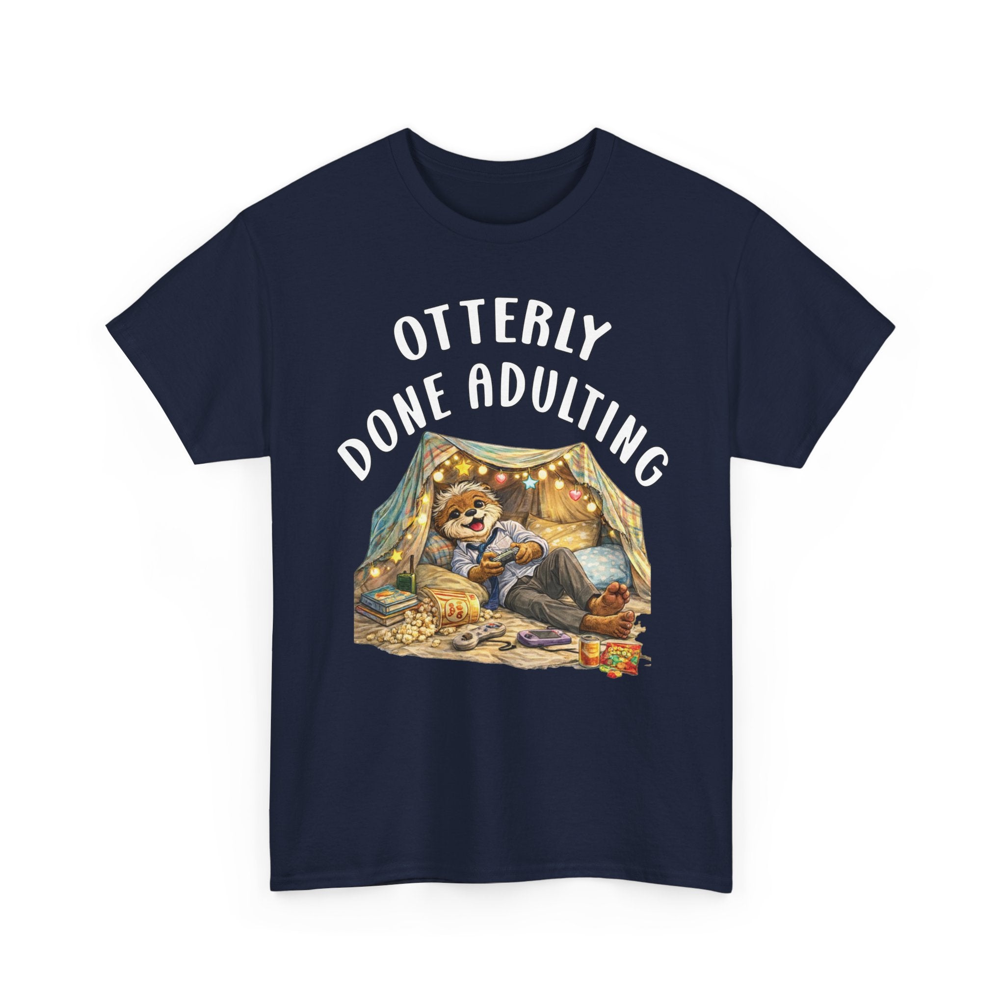 "Otterly Done Adulting" Dad Tee - Otter Series