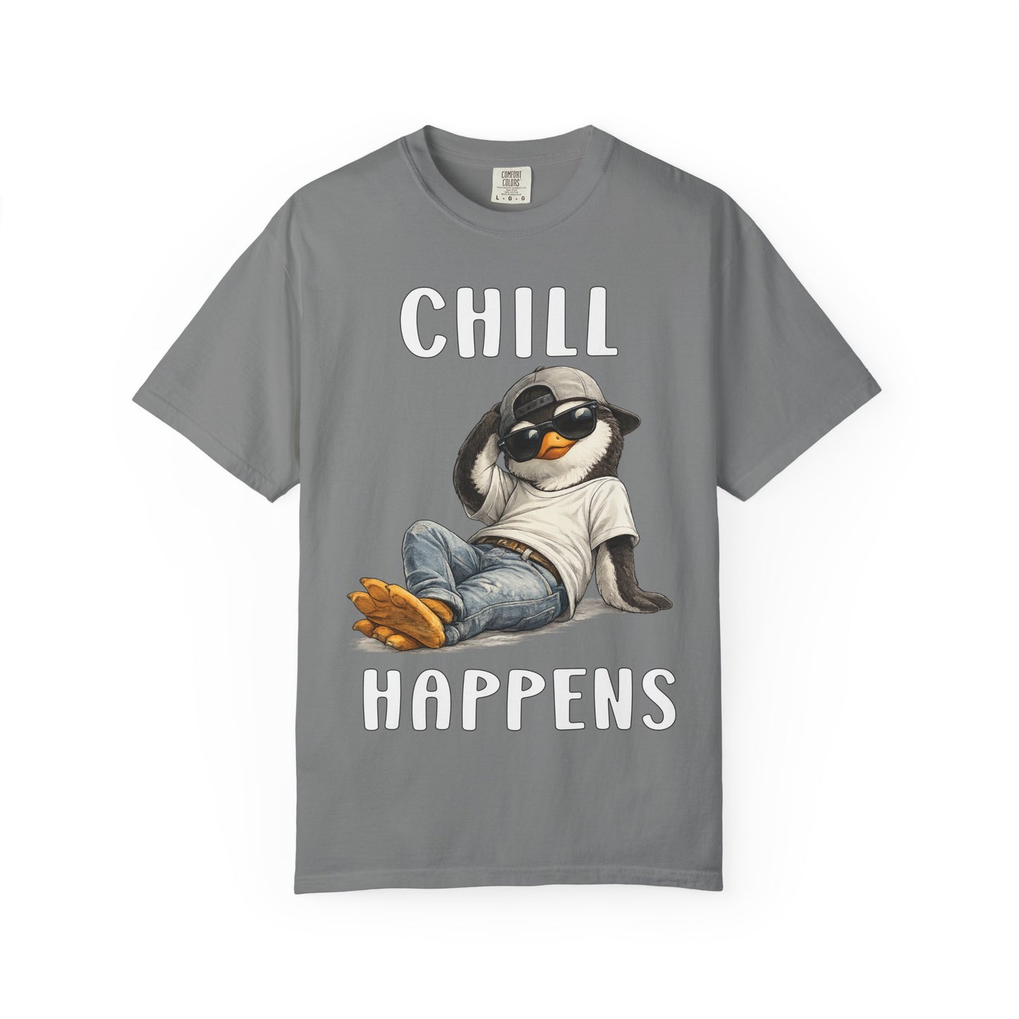 Chill Happens Boy T-shirt - Penguin Series