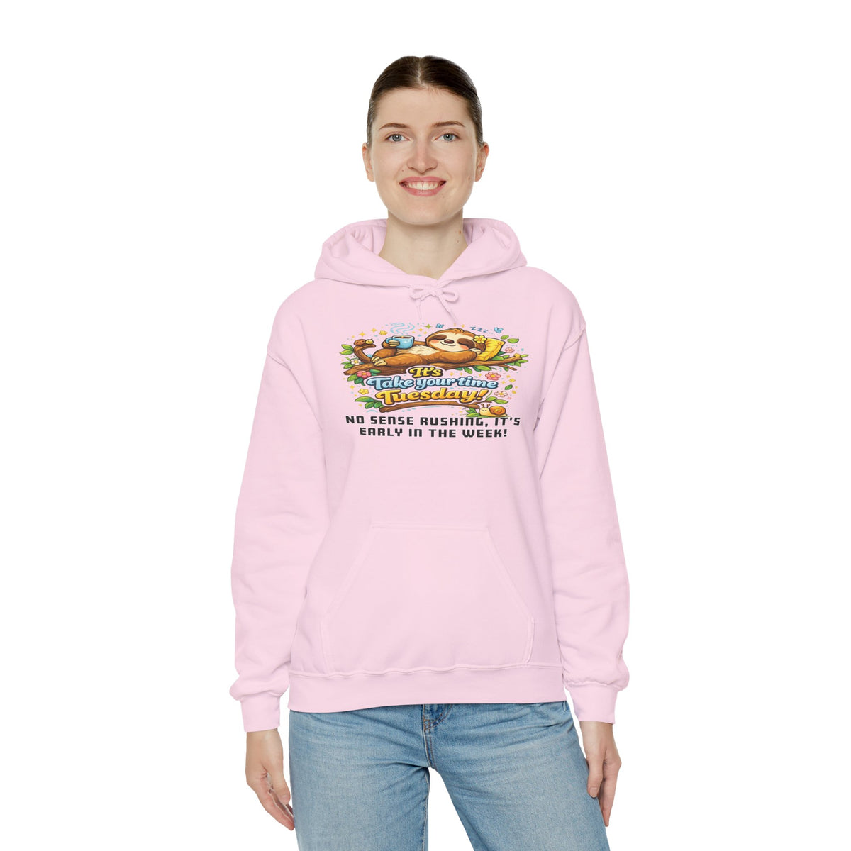 Tuesday - Procrastination Sloth Series Hoodie