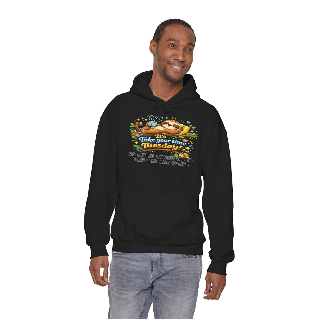 Tuesday - Procrastination Sloth Series Hoodie
