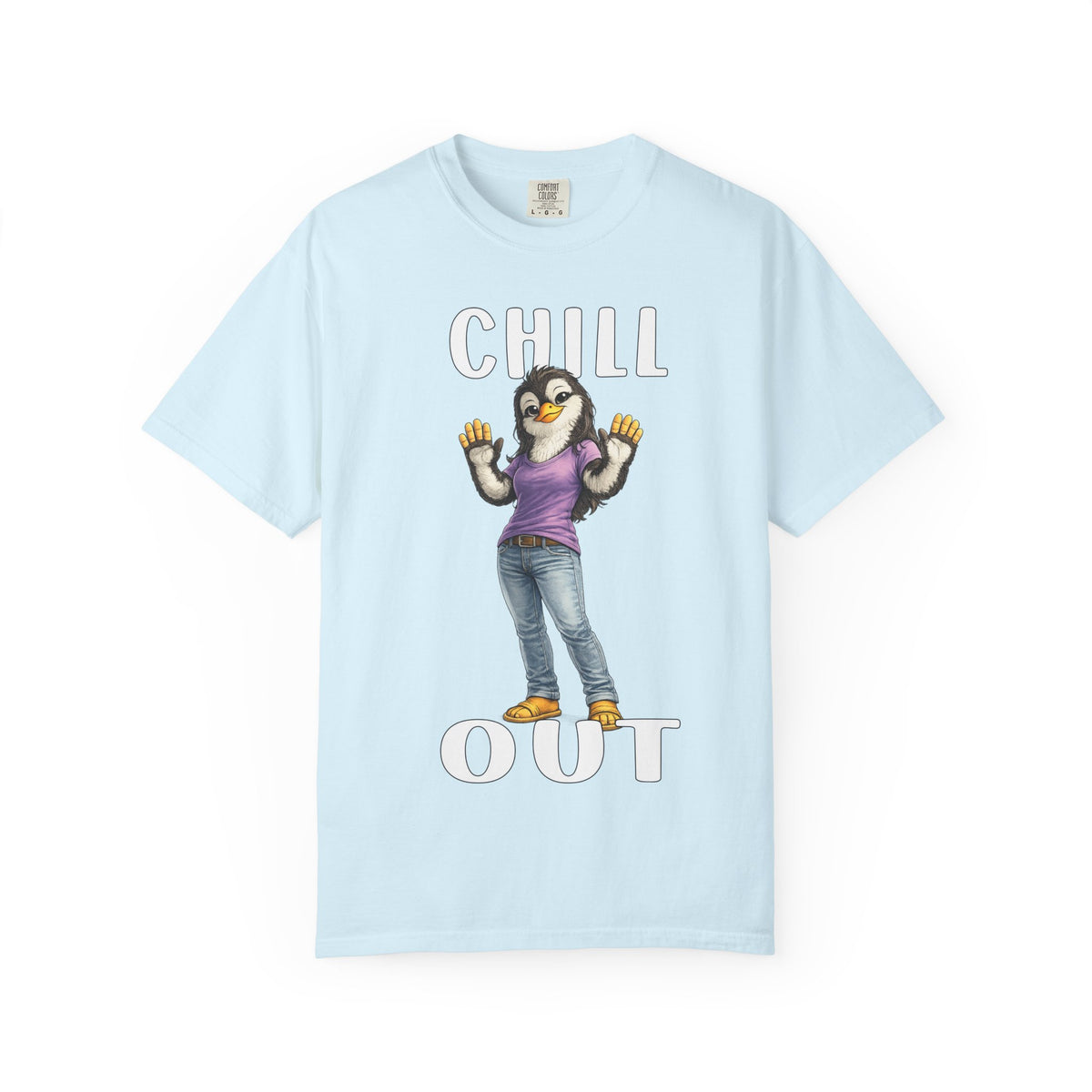 Chill Out Girl T-shirt - Penguin Series