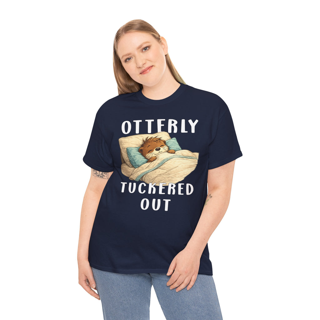 "Otterly Tuckered Out" Tee - Otter Series