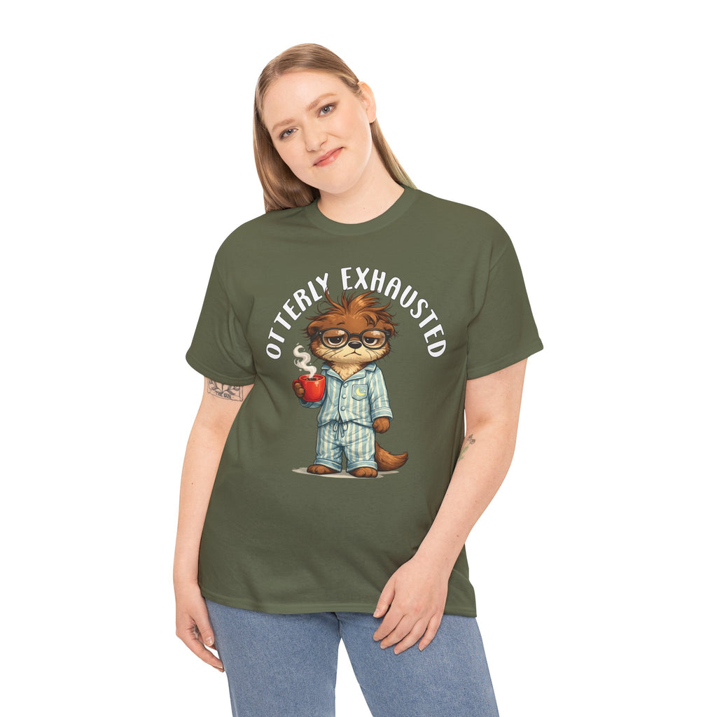 "Otterly Exhausted" Tee - Otter Series