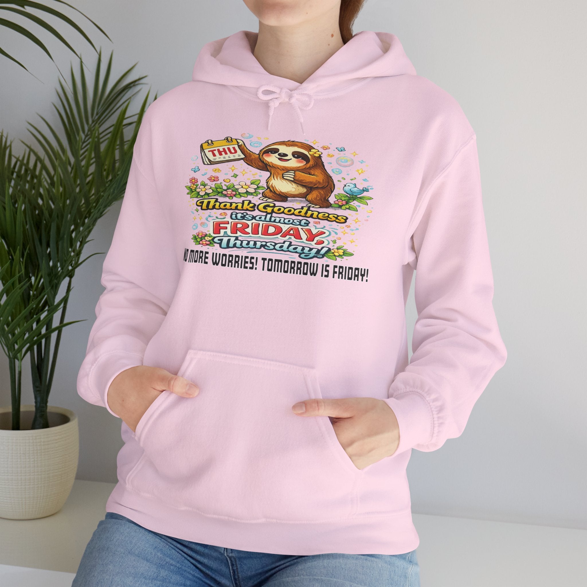 Thursday - Procrastination Sloth Series Hoodie