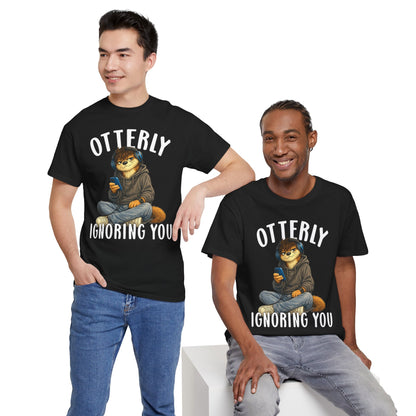 "Otterly Ignoring You" Teen Boy Tee - Otter Series