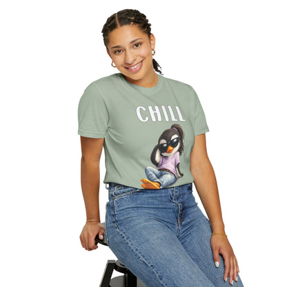 Chill Happens Girl T-shirt - Penguin Series
