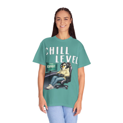 Chill Level Expert Girl T-shirt - Penguin Series
