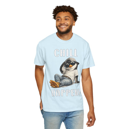 Chill Happens Boy T-shirt - Penguin Series