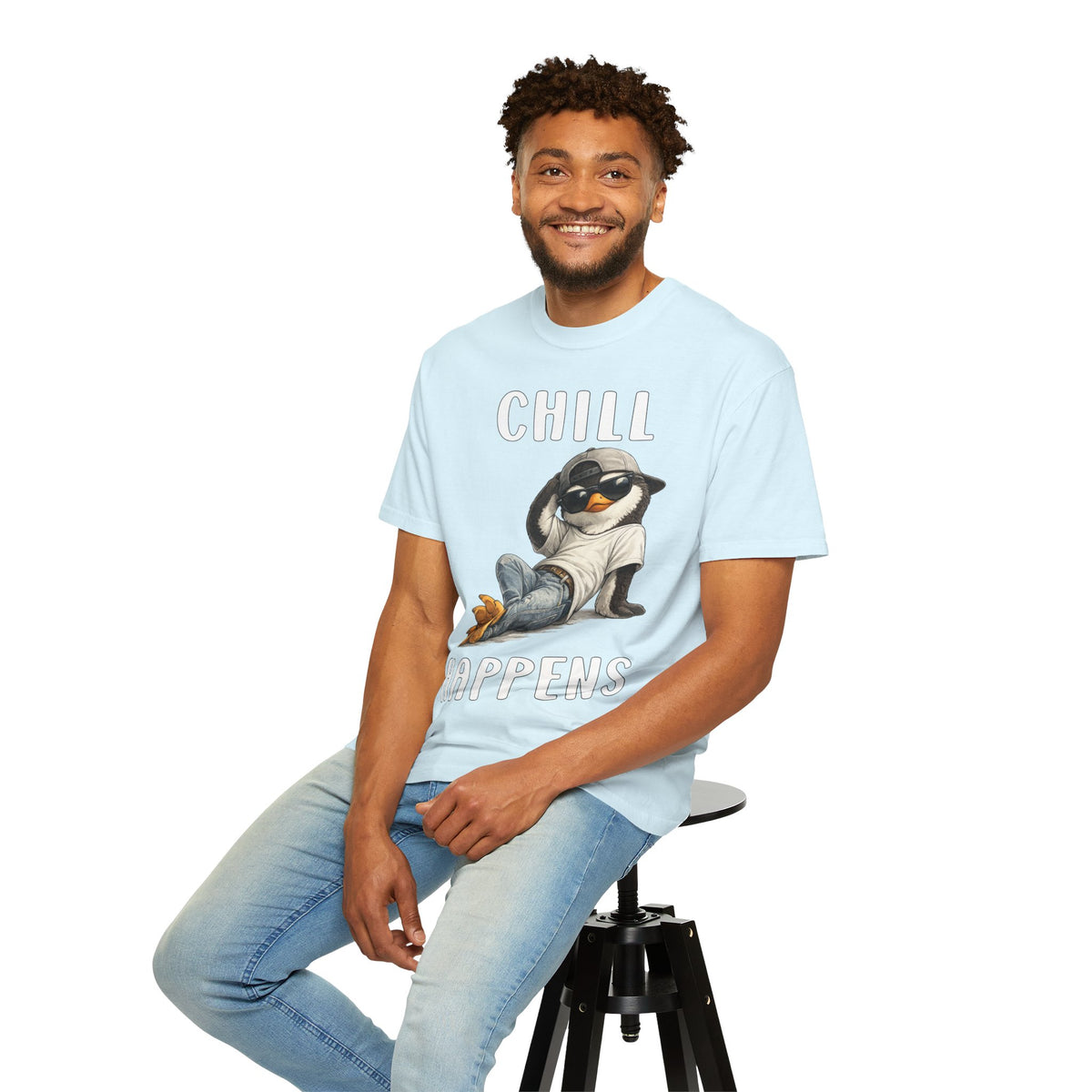 Chill Happens Boy T-shirt - Penguin Series
