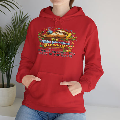 Tuesday - Procrastination Sloth Series Hoodie