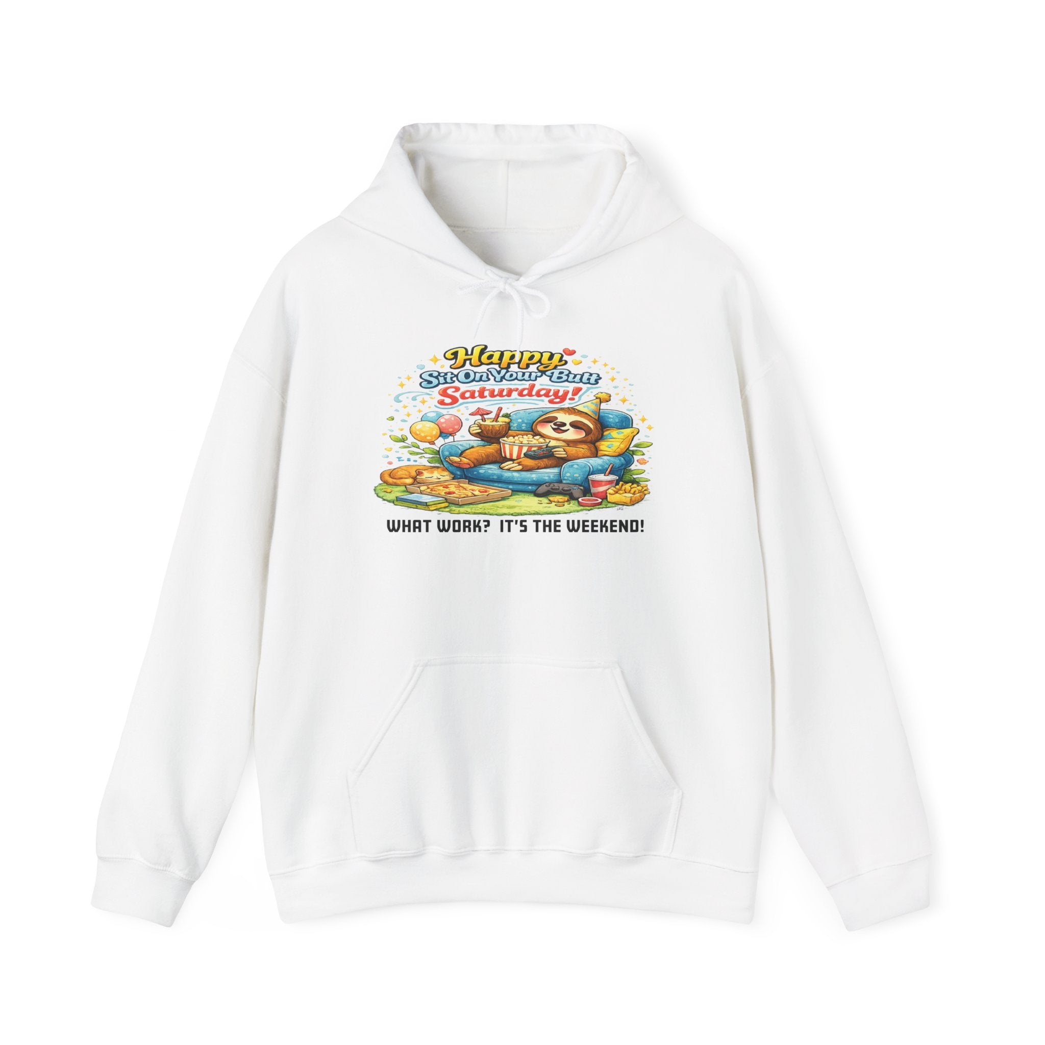 Saturday - Procrastination Sloth Series Hoodie
