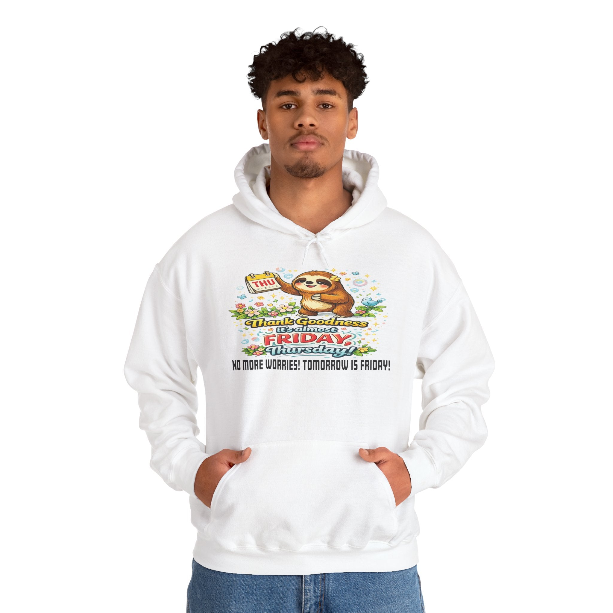 Thursday - Procrastination Sloth Series Hoodie