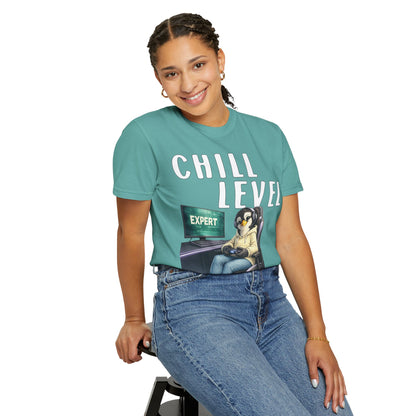 Chill Level Expert Girl T-shirt - Penguin Series