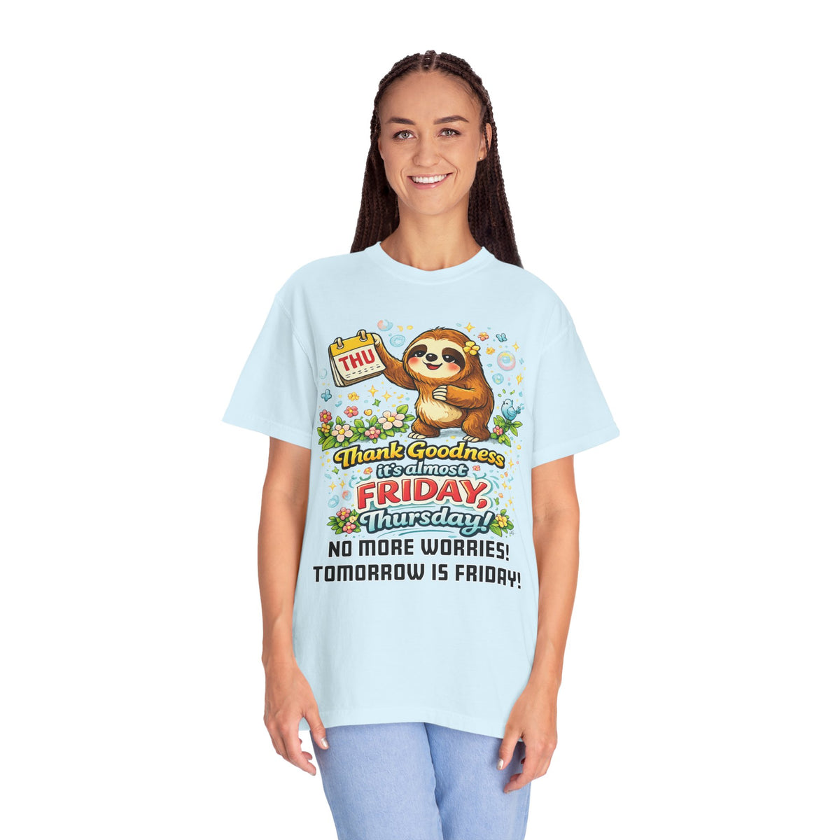 Thursday - Procrastination Sloth Series T-shirt