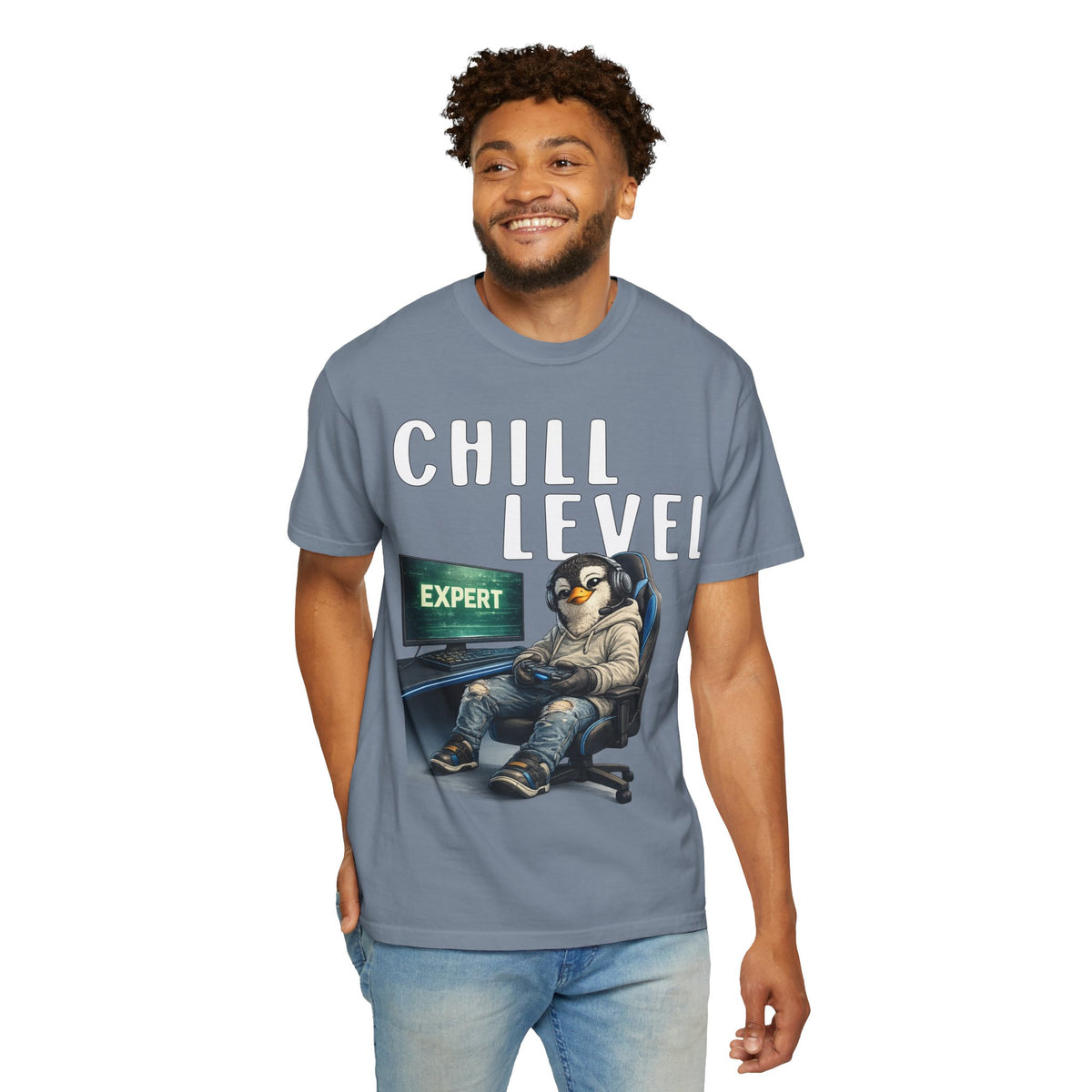 Chill Level Expert Boy T-shirt - Penguin Series