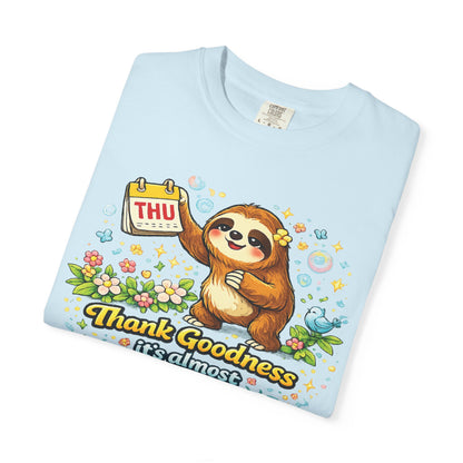 Thursday - Procrastination Sloth Series T-shirt