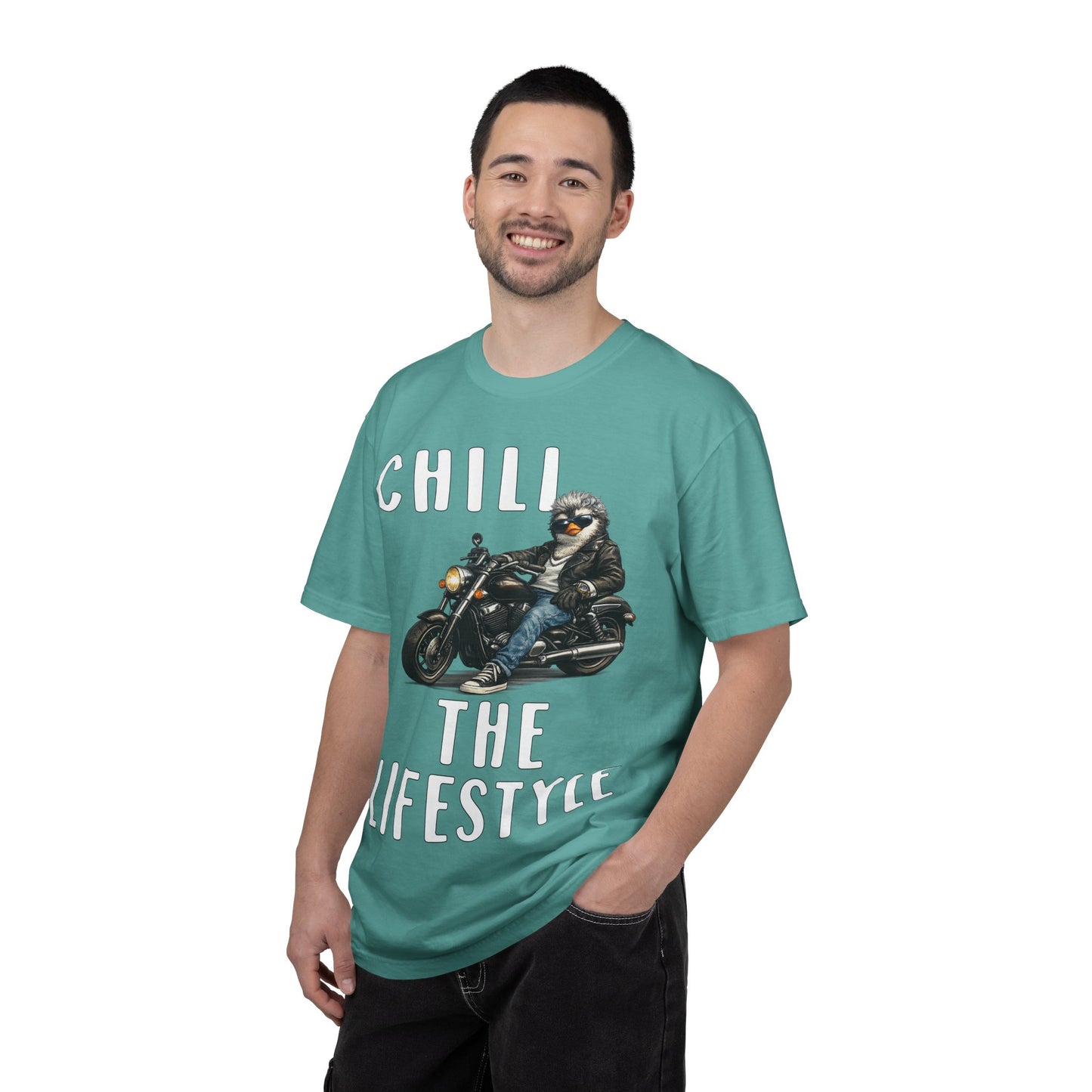Chill The Lifestyle Grandpa T-shirt -  Penguin Series