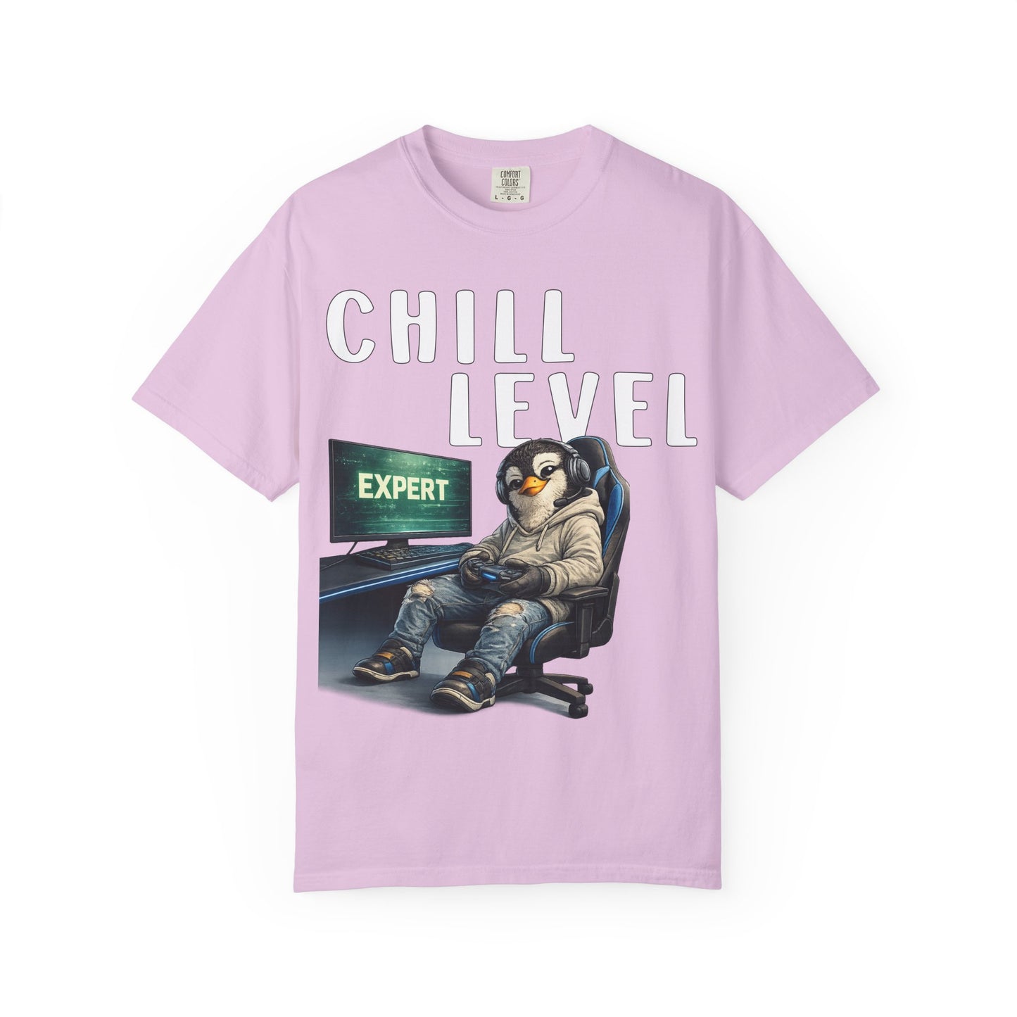 Chill Level Expert T-shirt - Penguin Series