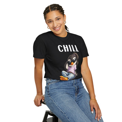 Chill Happens Girl T-shirt - Penguin Series